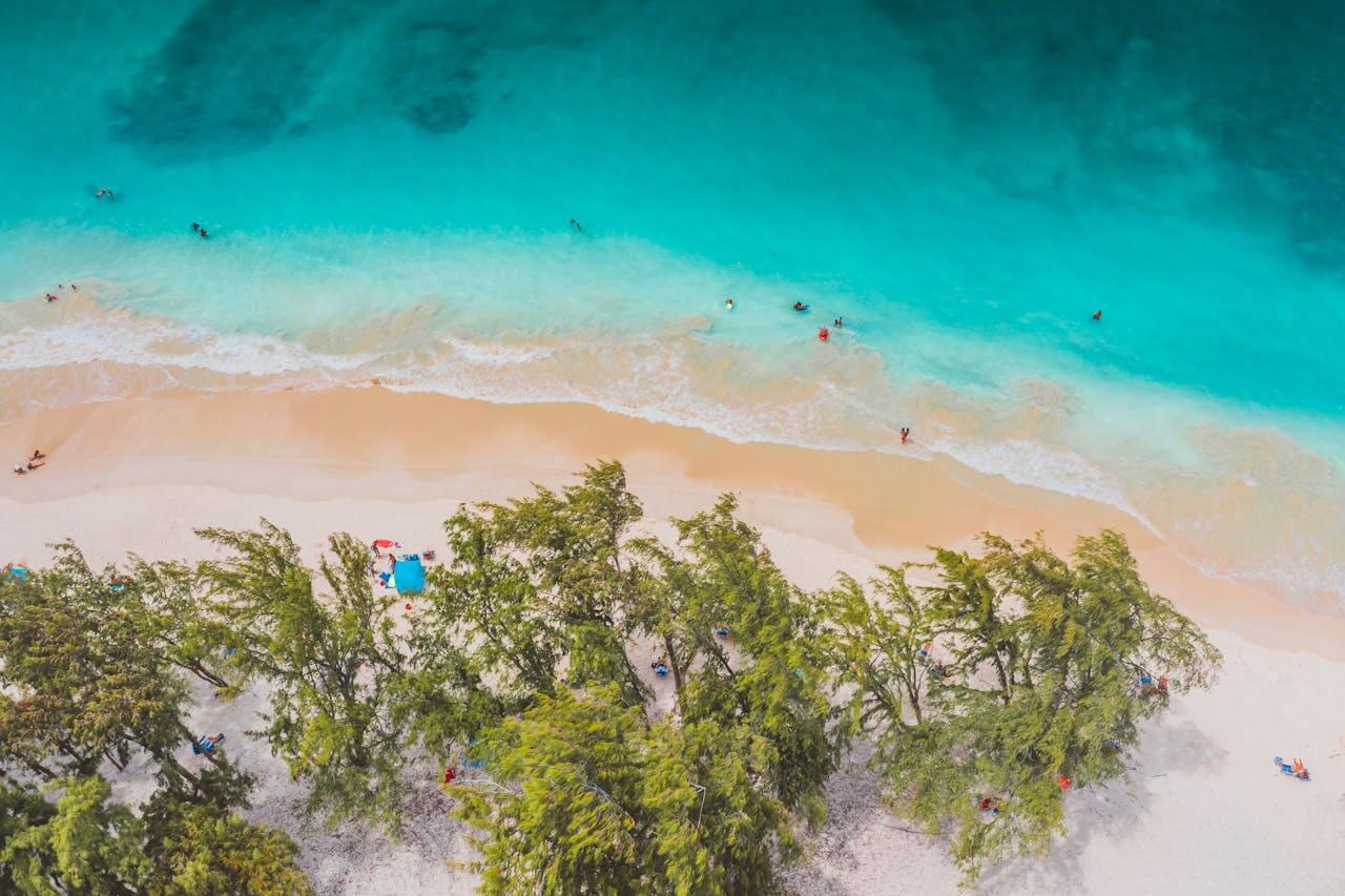 Grand Bahama Paradise Beach Aerial View